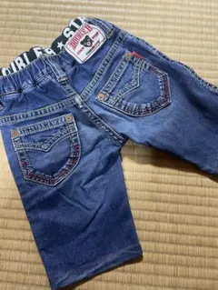 ダブルB デニム 半ズボン 110cm