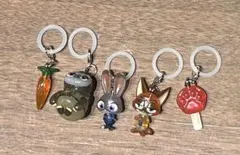 ズートピア　めじるしアクセサリー　5個セット