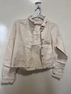 ZARA クロップド丈 長袖　シャツジャケット 152cmのサムネイル
