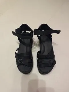 厚底 サンダル ブラックのサムネイル