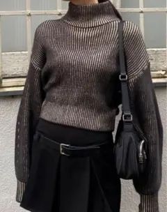 12/7値下げEMODA 未使用 ハイネックバルキーニット