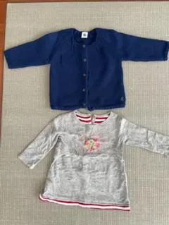 プチバトー　子供服　２点セット