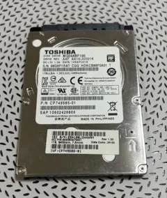 東芝 1TB 2.5インチHDD MQ04ABF100 SATA動確済 初期化済のサムネイル