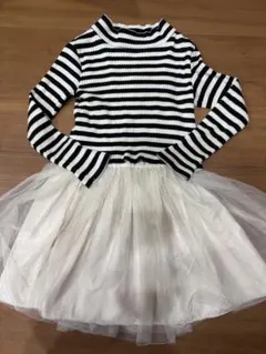 GLOBAL WORK ストライプワンピース L