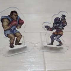 アクリルスタンド　バイソン　ダルシム　ストリートファイター