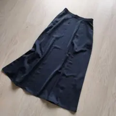 green label relaxing サテンナロースカート　小柄さん向け