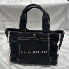 JILL BY JILLSTUART フリルトートバッグ 小 ブラック