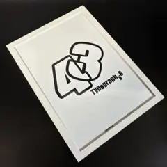 43 Typo.graphy.S ロゴポスター A4サイズ