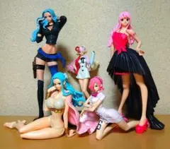 ワンピース フラッグダイヤモンドシップ ビビ ペローナ レイジュ フィギュア