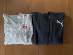 PUMA &NIKEフード付きパーカー