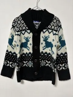 Party Pick トナカイ柄 ニットカーディガン 110 セーター