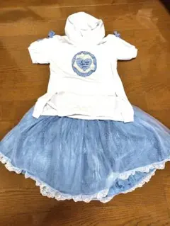 美品★アクシーズファムキッズ★140cm女の子★セットアップ 可愛い★ふわふわのサムネイル