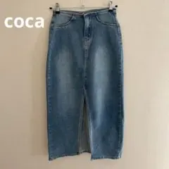 cocaブルーデニムタイトスカート　Sサイズ