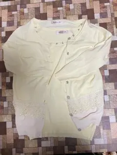 アプワイザーリッシェ アンサンブルニット半袖ニット長袖カーディガン