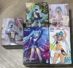 【新品未開封】初音ミク　フィギュア5個セット