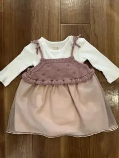 プティマイン ワンピース　ボディースーツ　セットアップ　70cm