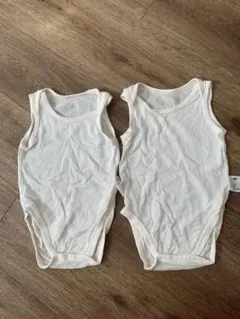 ユニクロ　UNIQLO ベビー肌着　ロンパース　2枚セット　70 メッシュ