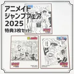 【3点セット】アニメイト ジャンプフェア2025 オリジナルミニ色紙 ハンター他