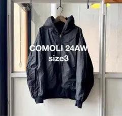 24AW COMOLI コットンナイロンジップパーカー【3】 COMOLI (コモリ) コットンナイロン ジップパーカ