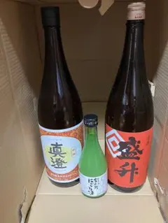 日本酒 盛升 真澄 にごり酒 セット 1800のサムネイル