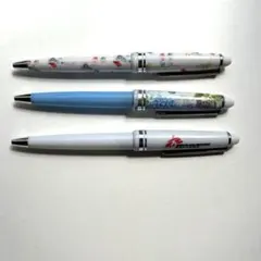 国境なき医師団　ボールペン3本セット　花柄デザイン他　匿名