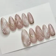 ネイルチップ ニュアンス マグネット キルティング