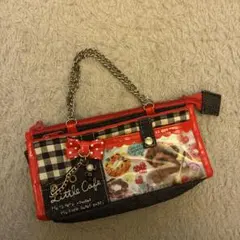 平成　筆箱　レトロ　犬デザインの筆箱 チェック柄