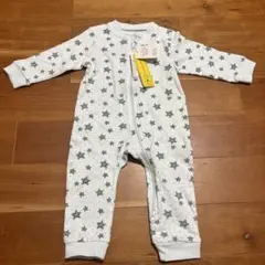 ヒトデ柄　チャック式ロンパース　80cm