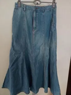 GU☆デニムロングスカート
