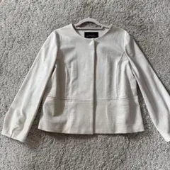 テーラードジャケット ノーカラージャケット