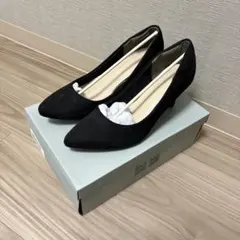 Vivian パンプス　ポインテッドトゥ 7cm ヒール　結婚式　通勤　オフィス