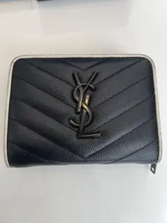 希少✨サンローラン 二つ折り財布 キャビアスキン YSL カサンドラ ブラック 2025年最新】Saint Laurent 二つ折り財布の人気アイテム - メルカリ