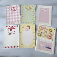 【レトロ】ハローキティ絵入り（ハガキ5枚セット）