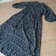 花柄ロングワンピース 長袖　ザショップTK