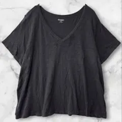 オールドネイビー Tシャツ カットソー Ｖネック 半袖 ビッグサイズ 黒 綿のサムネイル
