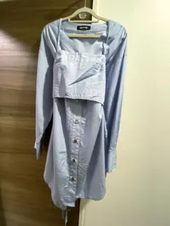 コンバース　ビスチェ付き　シャツワンピース