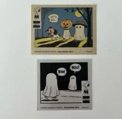スヌーピーミュージアム ハロウィン　ステッカー　セット スヌーピー　限定　入場