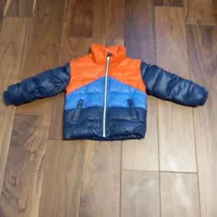 キッズ ダウンコート オレンジ・青・紺