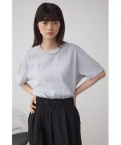 AZUL BY MOUSSY ソリッドテクスチャーカットトップスSオーバーサイズのサムネイル