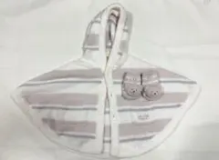 ジェラートピケ★ポンチョ&靴下★80-90サイズ