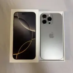 iPhone16proMax 256G ナチュラルチタニウム バッテリー100%