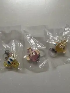 ナルミヤキャラクターズ めじるしアクセサリ - ハナちゃん　ルッキー　ミンキー