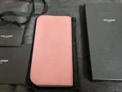 SAINT LAURENT ピンク 長財布のサムネイル