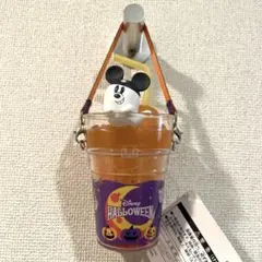 タグ付き　ディズニーハロウィン　ストラップ　小物ケース　チャーム