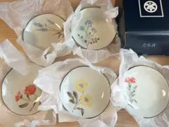 深川製磁 小皿 菊小鳥金彩 4枚セット USED - メルカリ