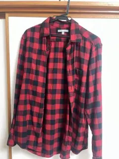 ユニクロ　チェック柄ネルシャツ　サイズS