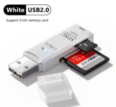 SDカードリーダー 2-in-1 SDカードリーダー　Micro SDのサムネイル