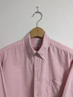 USA製　80s　ブルックスブラザーズ　シャツ　makers　ピンク　オックス