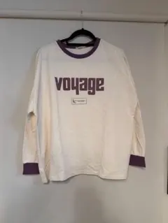 ems excite 長袖 Tシャツ ホワイト パープル