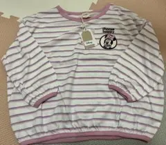 【新品未使用】リトシー ディズニー ミニー トップス 長袖 ボーダー 110